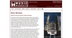 Desktop Screenshot of musicmondays.ca